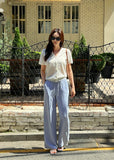 Arin Denim Wide Banding Pants