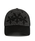 LEOPARD CROSS STAR CAP