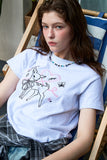 Dear Bloom Crop Short Sleeve Tee