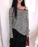 Natine Striped Long Sleeve Knit