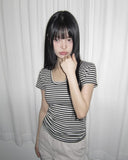 Peple Stripe Short Sleeve T-shirt