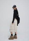 Vintage washing Bermuda cargo pants