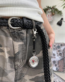 Dinnerk Compass Keyring