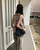 Aileen Frill Sleeveless Blouse