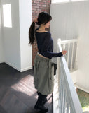 Two-Buckle Shirred Biker Boots