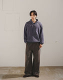 Noir Pigment Wide Sweatpants