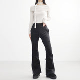 Rish Off-Shirring T-Shirt (Muffler Set)