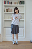 Miyucat Crop Short Sleeve Tee
