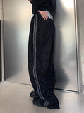 Verse Dot Line Wide Track Pants
