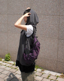 [MADE] Toe Stripe Sleeveless Hood One Piece