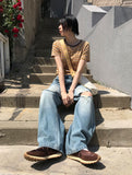 POMPY STRIPE HALF T