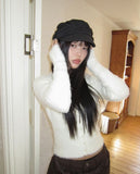 Neran Wool Pleated Cap