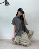 Luati Crop Check Shirt