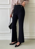 Wadia Boucle Semi Bootcut Slacks
