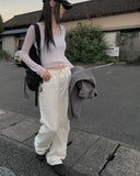 Tabe cotton wide pants