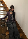 Karok Two-Pintuck Cargo Wide Pants