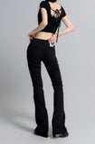 Marker Patch Bootcut Pants