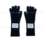 Lettering Patch Long Gloves