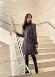 Cloned Tweed A-Line Jacket One Piece
