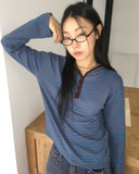 Gut Vintage Washing Rivet Studded Wide Denim Pants