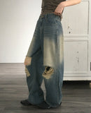 Suke Vintage Washing Denim Pants
