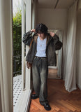 Deep L In-Hour Washing Wide Denim