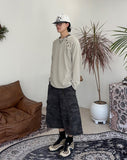 Rubin Pigment Button T-Shirt