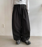 Delnity pintuck wide cotton pants