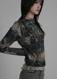 [ EEUN MADE ] Brick Mesh Tee