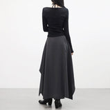 Prene Flared Wrap Skirt