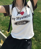 HYSTERIC RAGLAN HALF T