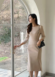 Linthia Slit Midi One Piece