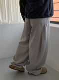 [Unisex] Pyoen Rivet Banding Training Balloon Wide Pants