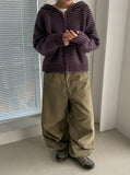 Dalmon Peach Fuzz Parachute Cotton Wide Pants