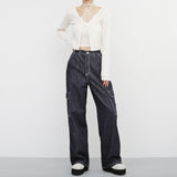 Lira denim pocket pants