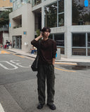 Forty Pigment Pintuck Wide Cargo Pants