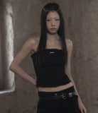 [mnem] Fringe Wash Bustier