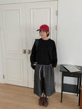 Stind Star Patch Raw Bermuda Pants