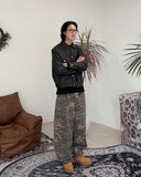Cardan Washing Leather Jacket