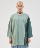Knit Mixed Wide Top