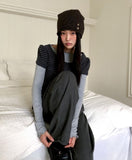 Leel Brushed Frill T-Shirt