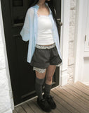 Awning Flower Roll-up Shorts