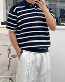 Burts Stripe Collar Knit