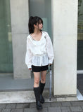Lonchi Buckle Long Rain Boots