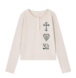 LEGACY Henley Neck Long Sleeve T-shirt