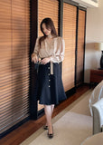 Piant Button Mermaid Skirt