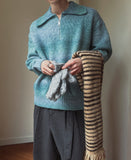 Bay Gradient Half Zip-Up Knit