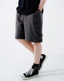 Round Cargo Hard Tag Half Pants