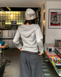 Benny Semi-Crop Hooded Cardigan