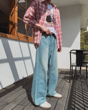 Bard Brush Washed Denim Pants